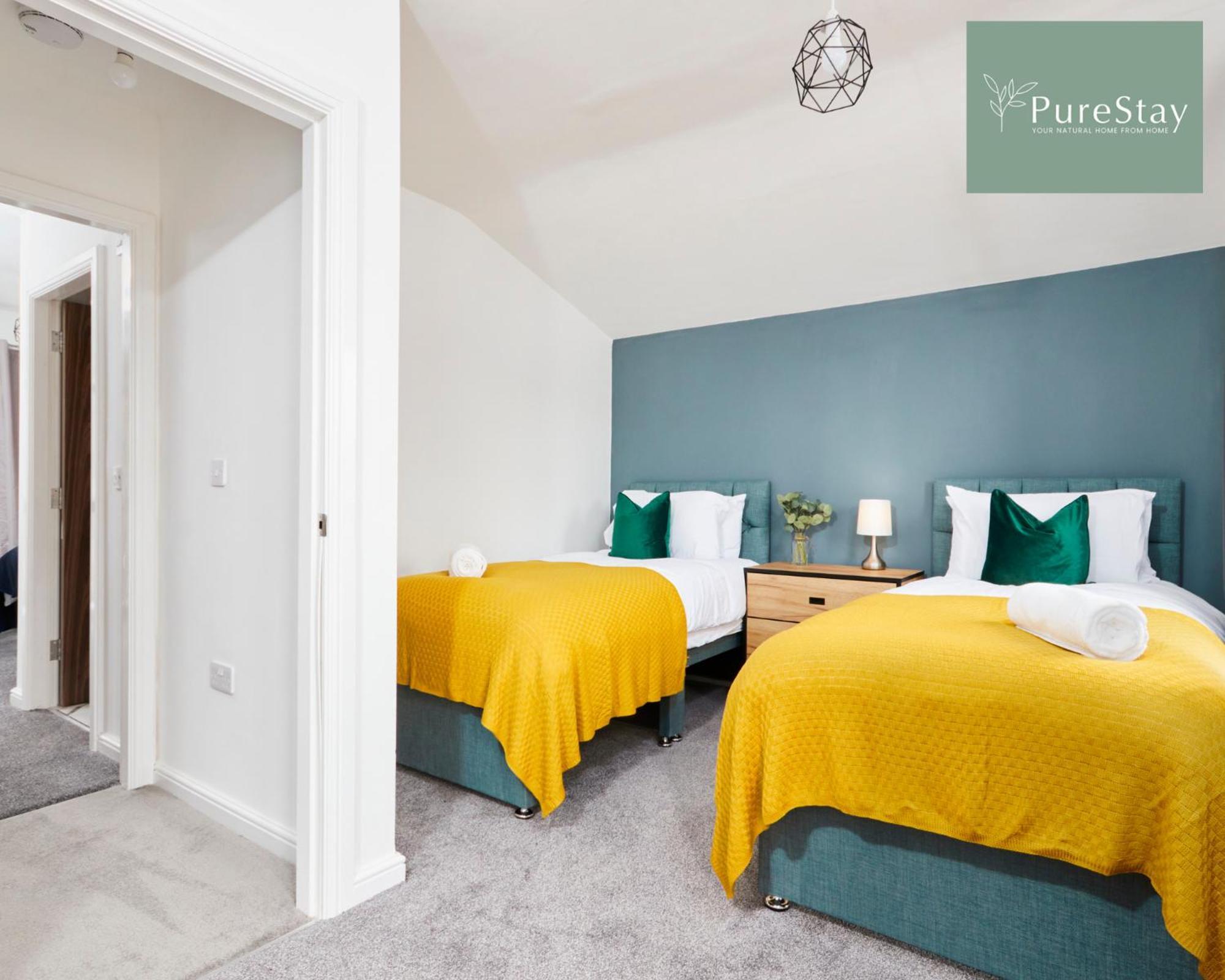 Stunning 5 Bed Manchester House With Parking By Purestay Short Lets & Serviced Accommodation Экстерьер фото