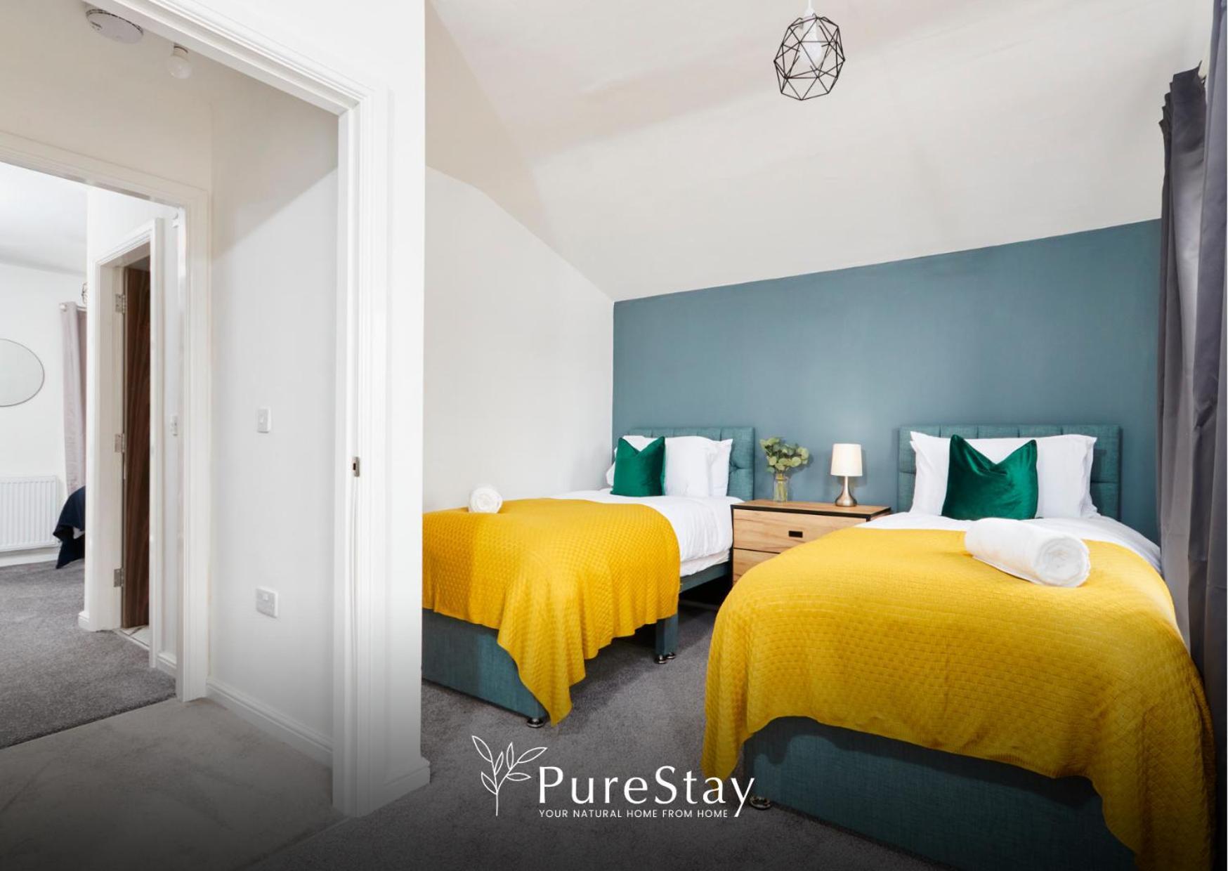 Stunning 5 Bed Manchester House With Parking By Purestay Short Lets & Serviced Accommodation Экстерьер фото
